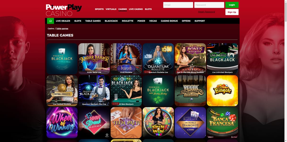 Your first Powerplay casino bonus