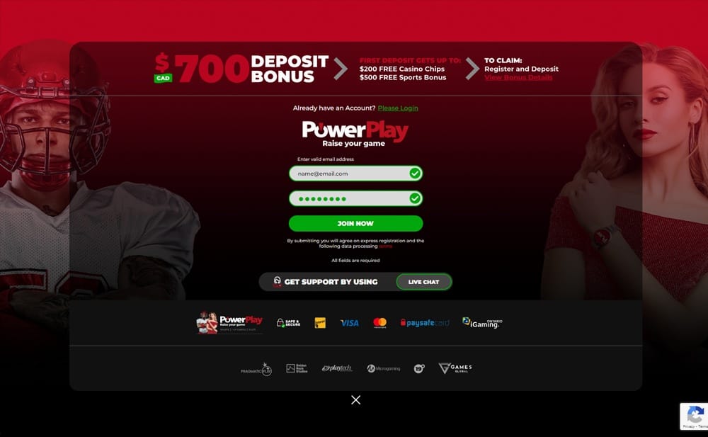Powerplay Casino login